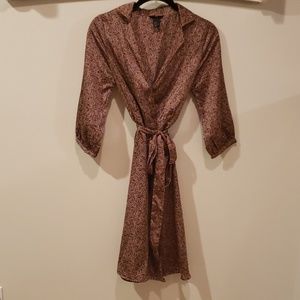 H&M Patterned Dress w/ Tie